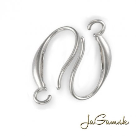 Náušnicové zapínanie 19mm chirurgická oceľ, 2ks (CH1702)